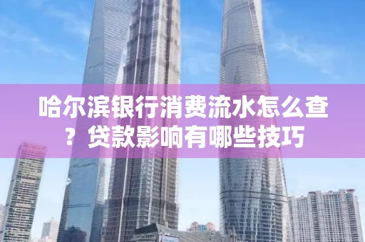 哈尔滨银行消费流水怎么查?贷款影响有哪些技巧
